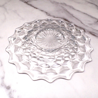 Vintage Fostoria American Clear (2056) 8” Salad Plate (P-08) (1928-34)
