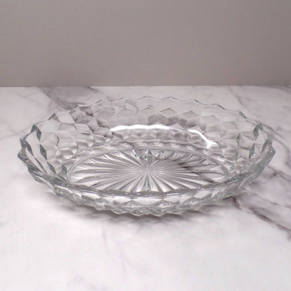Vintage Fostoria American Clear (2056) Oval Vegetable Dish (836)