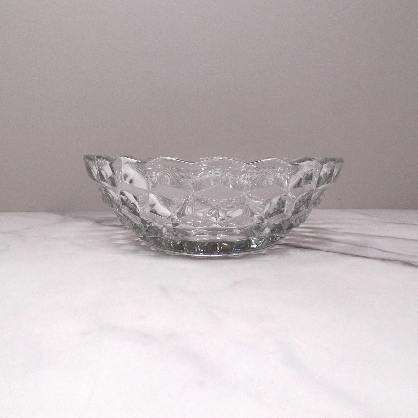Vintage Fostoria American Clear (2056) Oval Vegetable Dish (836)