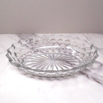 Vintage Fostoria American Clear (2056) Oval Vegetable Dish (836)