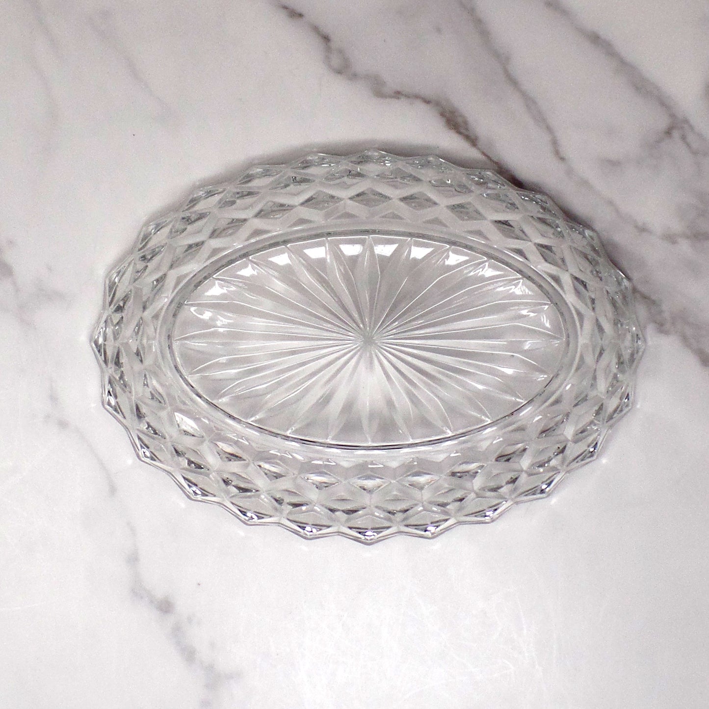 Vintage Fostoria American Clear (2056) Oval Vegetable Dish (836)