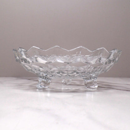 Vintage Fostoria American Clear (2056) Three-toed Bon Bon (137)
