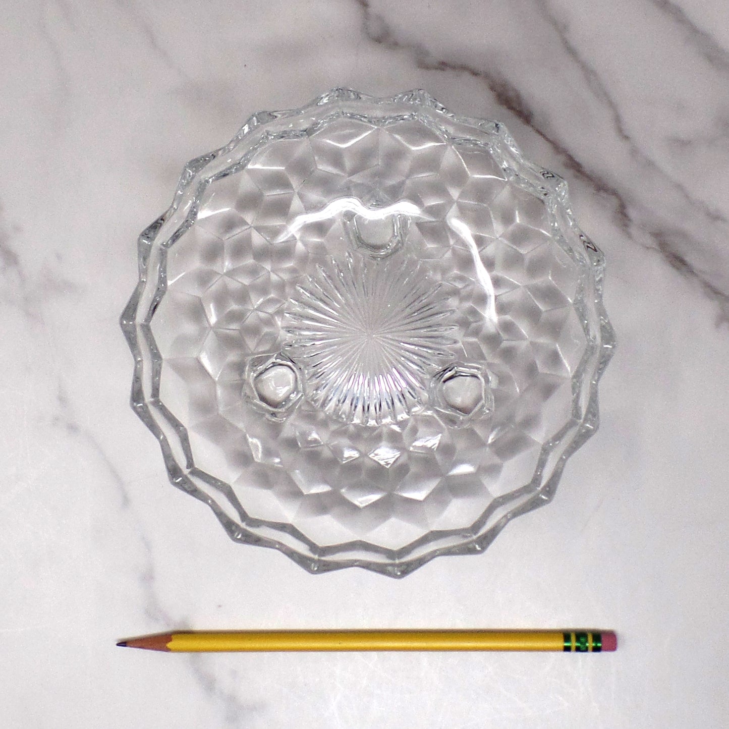 Vintage Fostoria American Clear (2056) Three-toed Bon Bon (137)