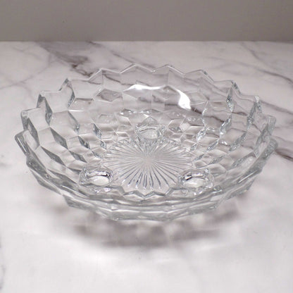 Vintage Fostoria American Clear (2056) Three-toed Bon Bon (137)