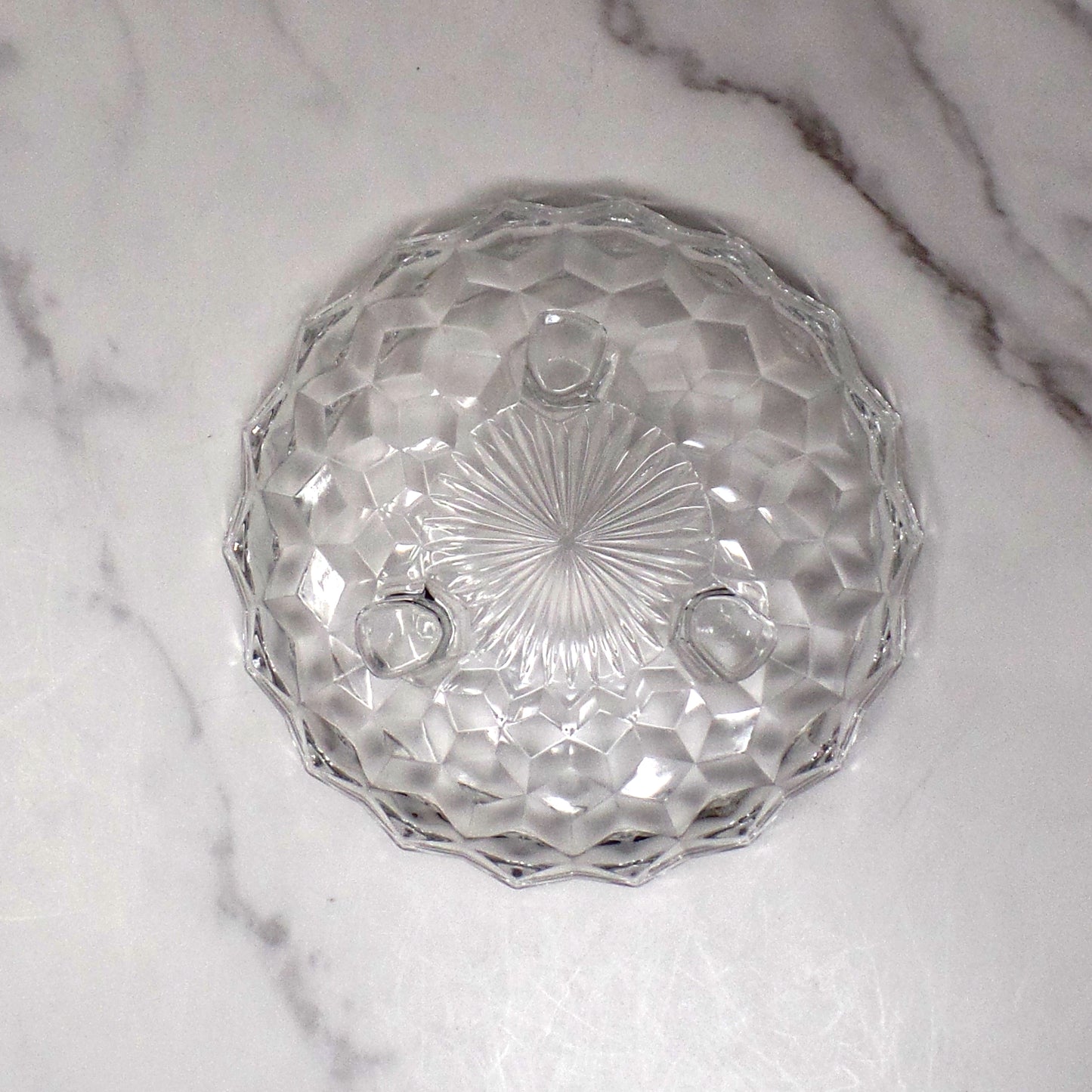 Vintage Fostoria American Clear (2056) Three-toed Bon Bon (137)