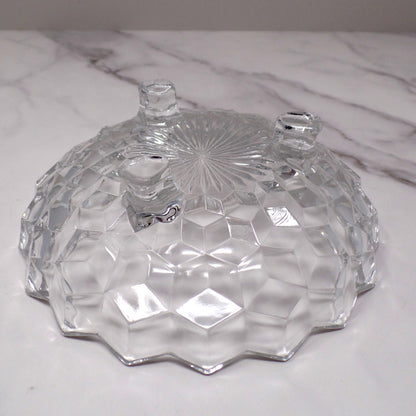 Vintage Fostoria American Clear (2056) Three-toed Bon Bon (137)