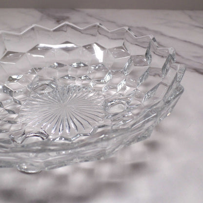 Vintage Fostoria American Clear (2056) Three-toed Bon Bon (137)