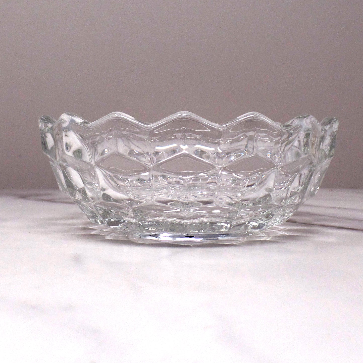 Vintage Fostoria American Clear (2056) Regular 4 1/2” Nappy Bowl (495)