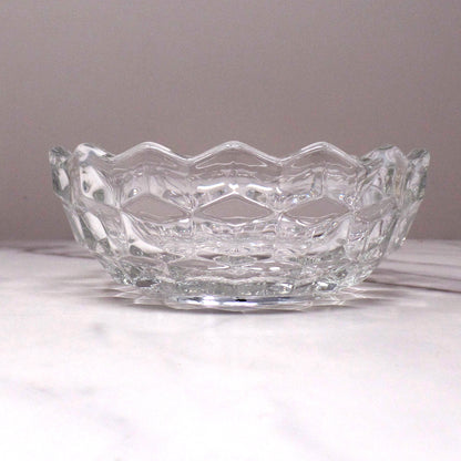 Vintage Fostoria American Clear (2056) Regular 4 1/2” Nappy Bowl (495)