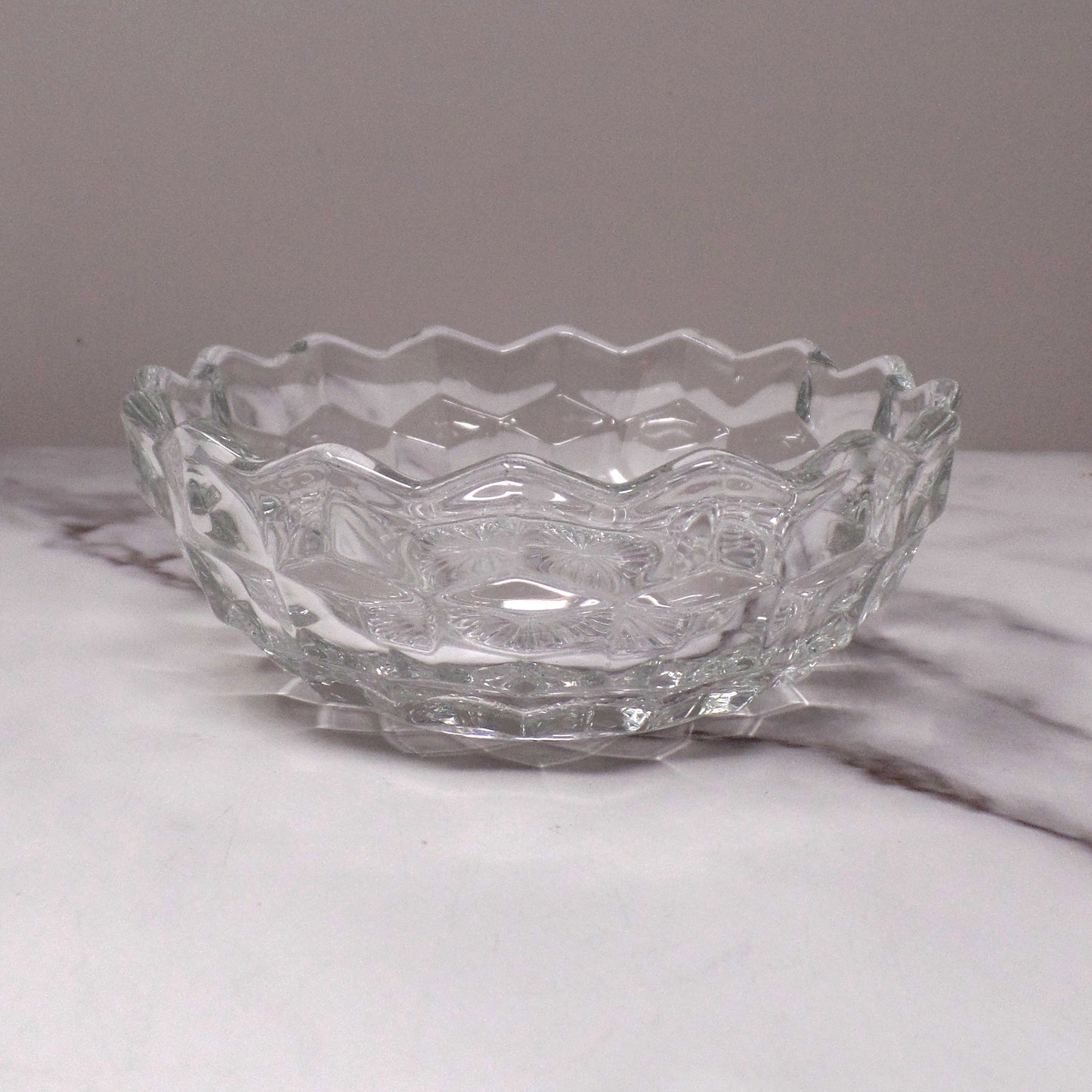 Vintage Fostoria American Clear (2056) Regular 4 1/2” Nappy Bowl (495)