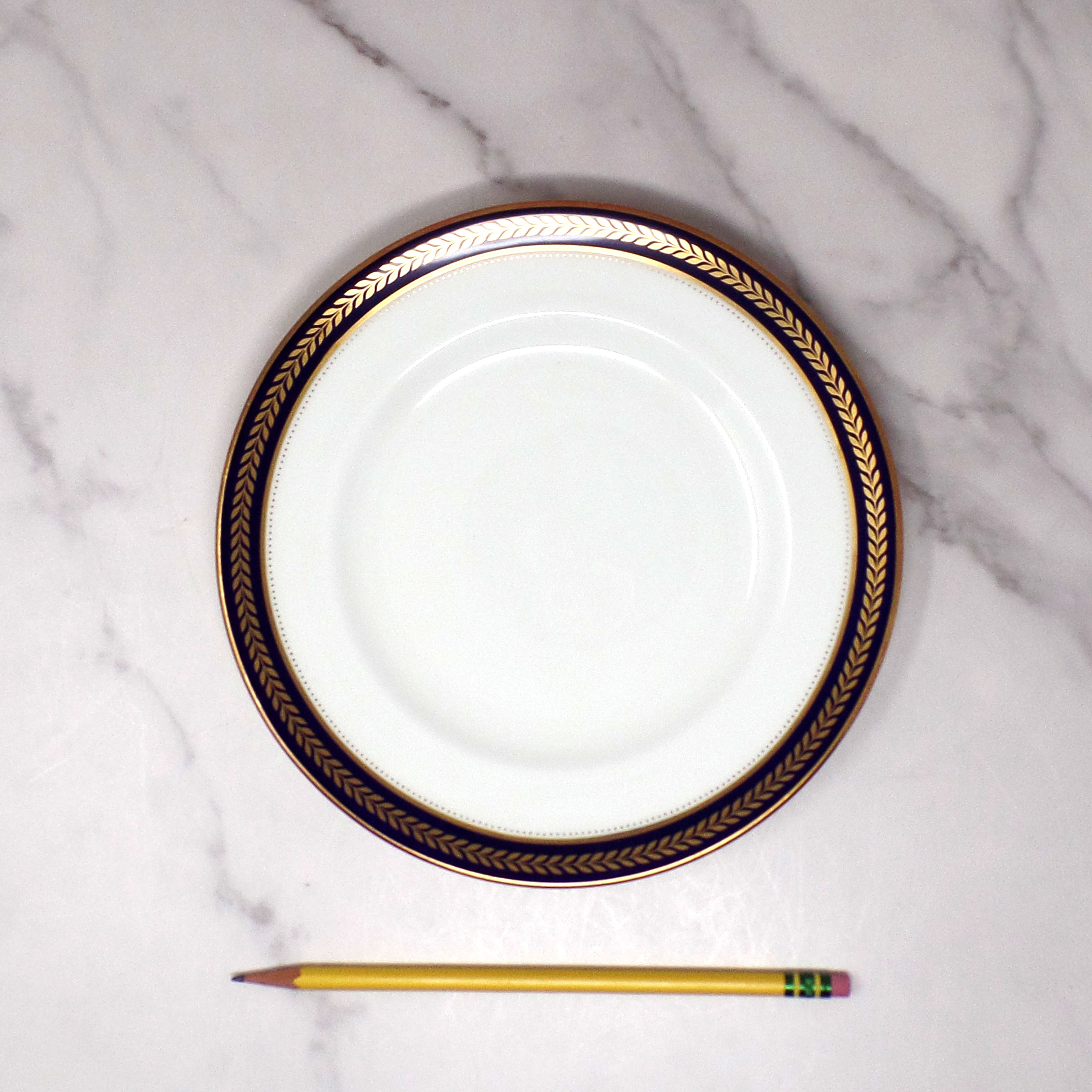 Vintage Coalport Bone China Blue Wheat Salad Plate (1972-93) – IKC