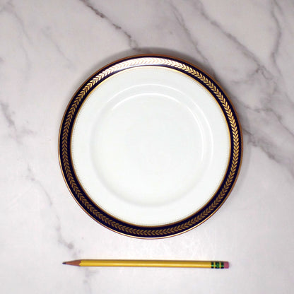 Vintage Coalport Bone China Blue Wheat Salad Plate (1972-93)