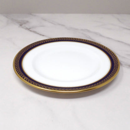 Vintage Coalport Bone China Blue Wheat Bread & Butter Plate (1972-93)