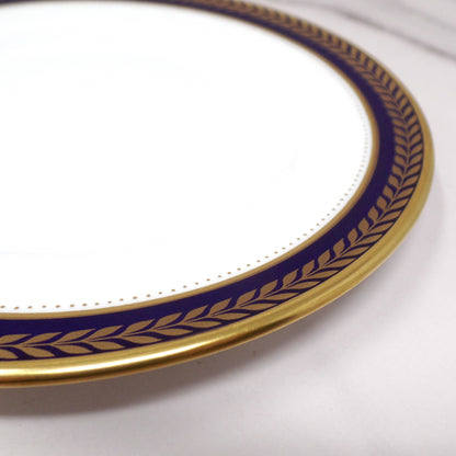 Vintage Coalport Bone China Blue Wheat Bread & Butter Plate (1972-93)