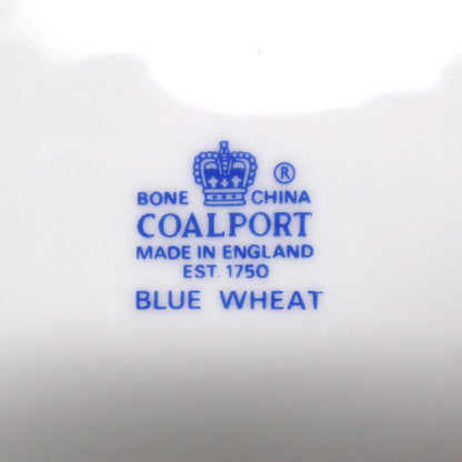 Vintage Coalport Bone China Blue Wheat Bread & Butter Plate (1972-93)