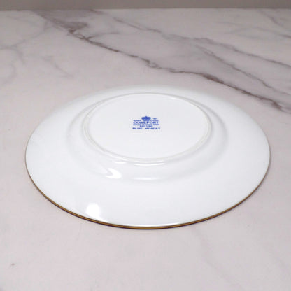 Vintage Coalport Bone China Blue Wheat Bread & Butter Plate (1972-93)