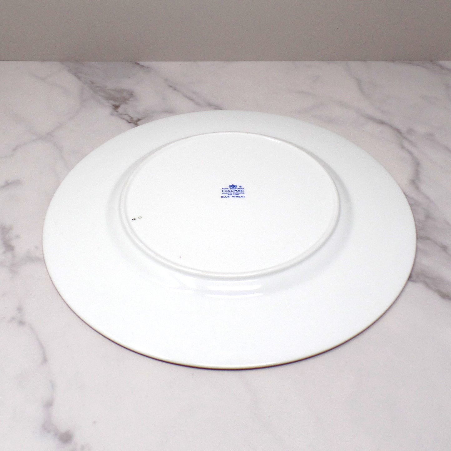 Vintage Coalport Bone China Blue Wheat Dinner Plate (1972-93)