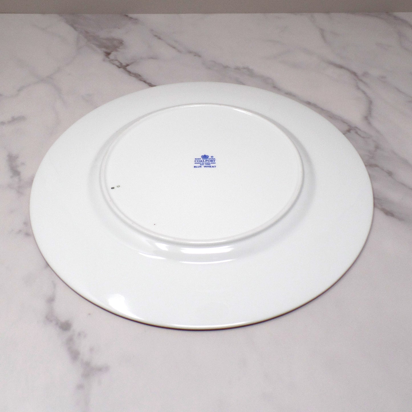 Vintage Coalport Bone China Blue Wheat Dinner Plate (1972-93)