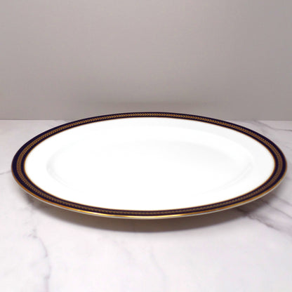 Vintage Coalport Bone China Blue Wheat 15 1/2" Serving Platter (1972-93)