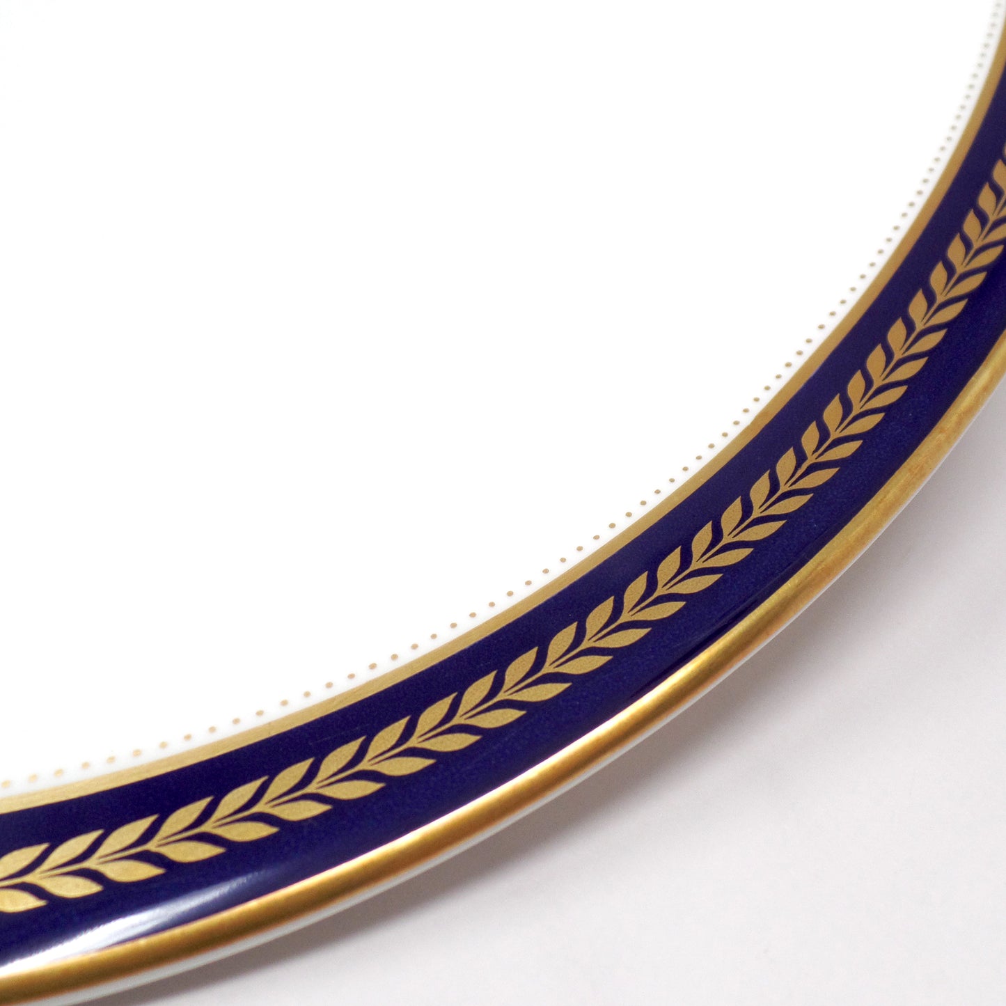 Vintage Coalport Bone China Blue Wheat 15 1/2" Serving Platter (1972-93)