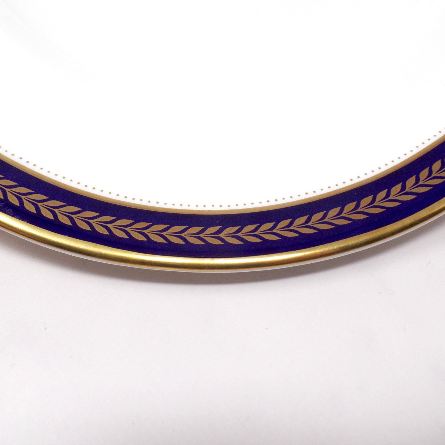 Vintage Coalport Bone China Blue Wheat 14" Serving Platter (1972-93)