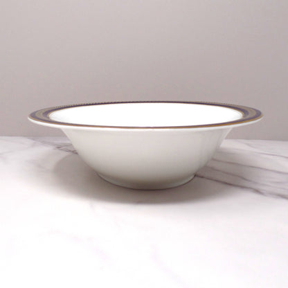 Vintage Coalport Bone China Blue Wheat Oval Vegetable Serving Bowl (1972-93)