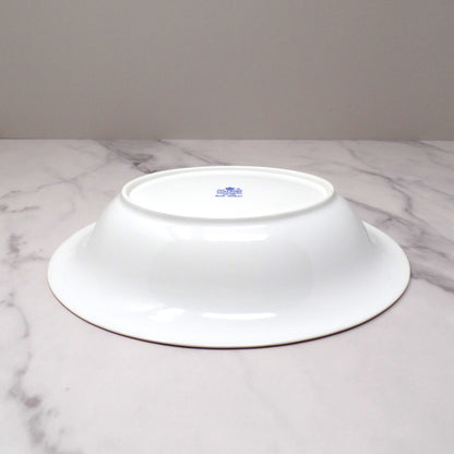 Vintage Coalport Bone China Blue Wheat Oval Vegetable Serving Bowl (1972-93)