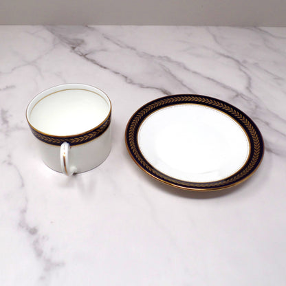 Vintage Coalport Bone China Blue Wheat 6 piece Place Setting (1972-93)