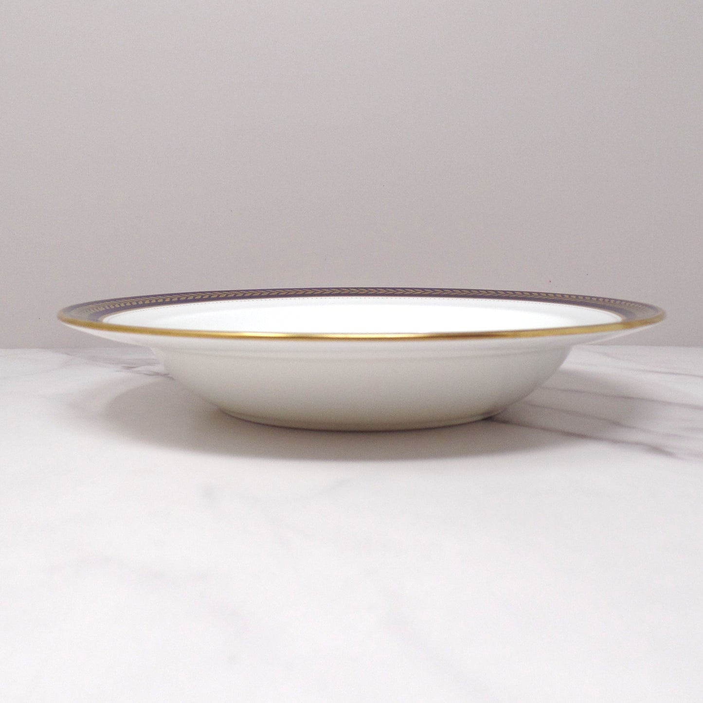 Vintage Coalport Bone China Blue Wheat 6 piece Place Setting (1972-93)