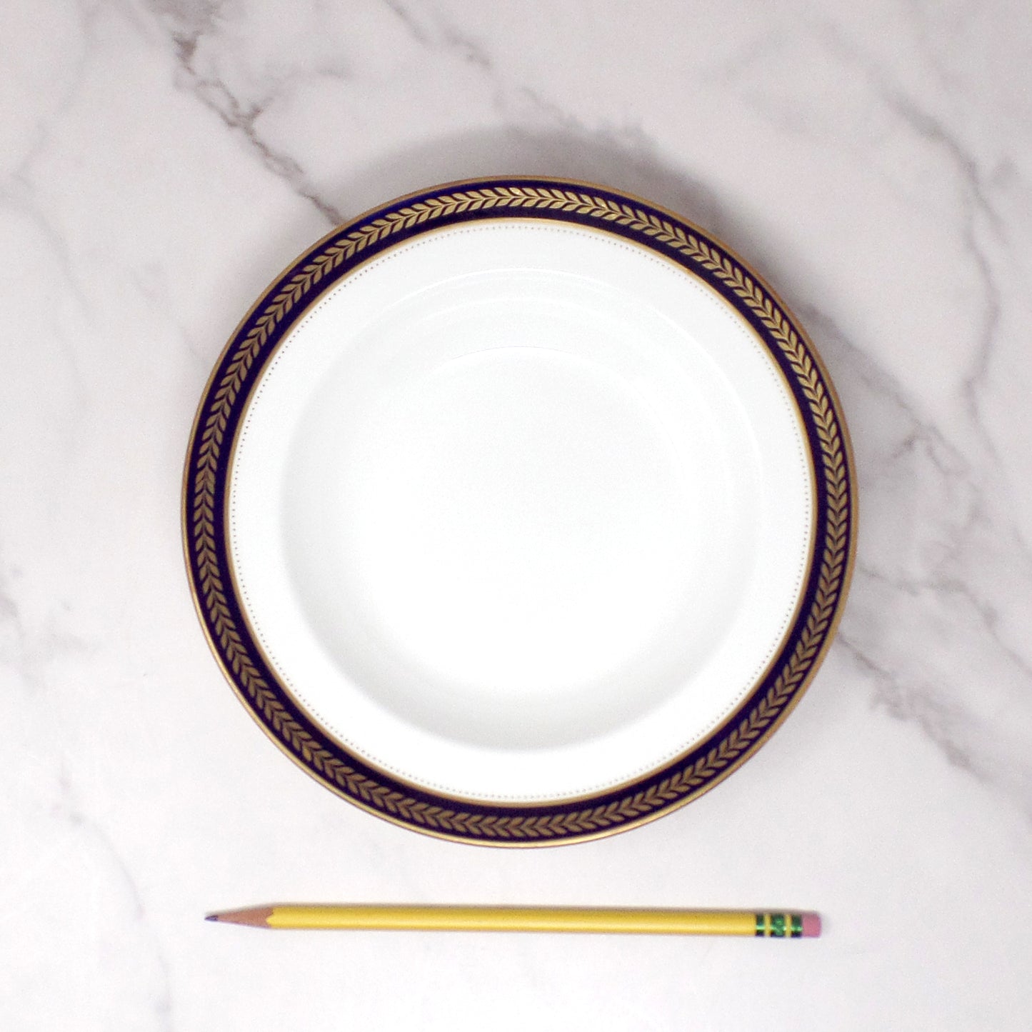 Vintage Coalport Bone China Blue Wheat 6 piece Place Setting (1972-93)