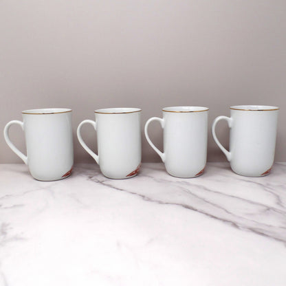 Vintage Otagiri for Gibson Greeting Cards Canada Geese Mugs, set of 4 (1990s)