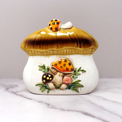 Vintage Sears Merry Mushroom Ceramic Napkin Holder (1978)