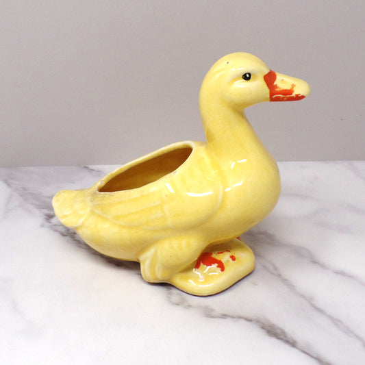 Vintage Ceramic Duck Planter