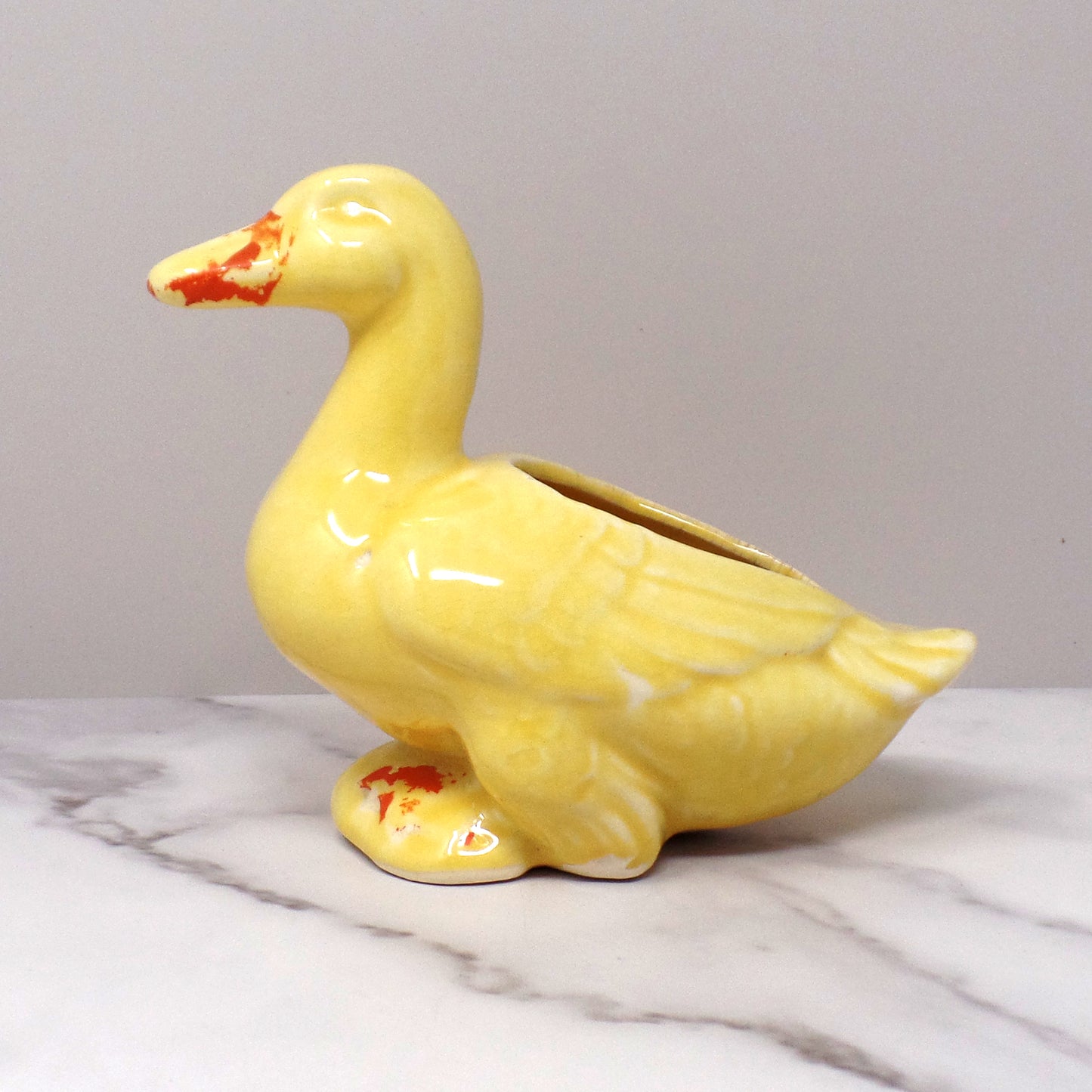 Vintage Ceramic Duck Planter
