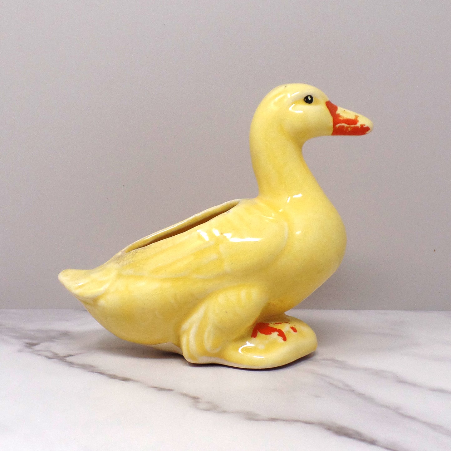 Vintage Ceramic Duck Planter
