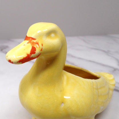 Vintage Ceramic Duck Planter