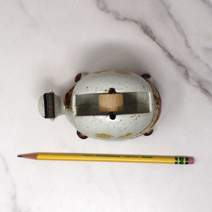 Vintage Ceramic Turtle Tape Dispenser (1970s)