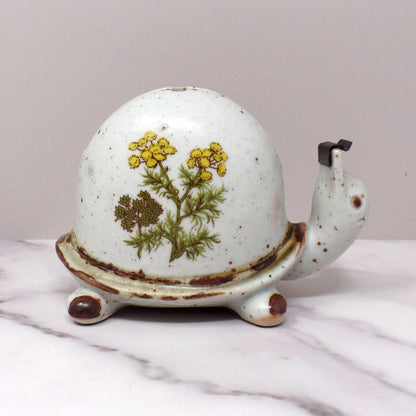 Vintage Ceramic Turtle Tape Dispenser (1970s)