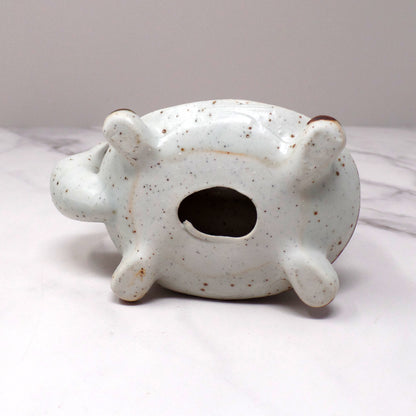 Vintage Ceramic Turtle Tape Dispenser (1970s)