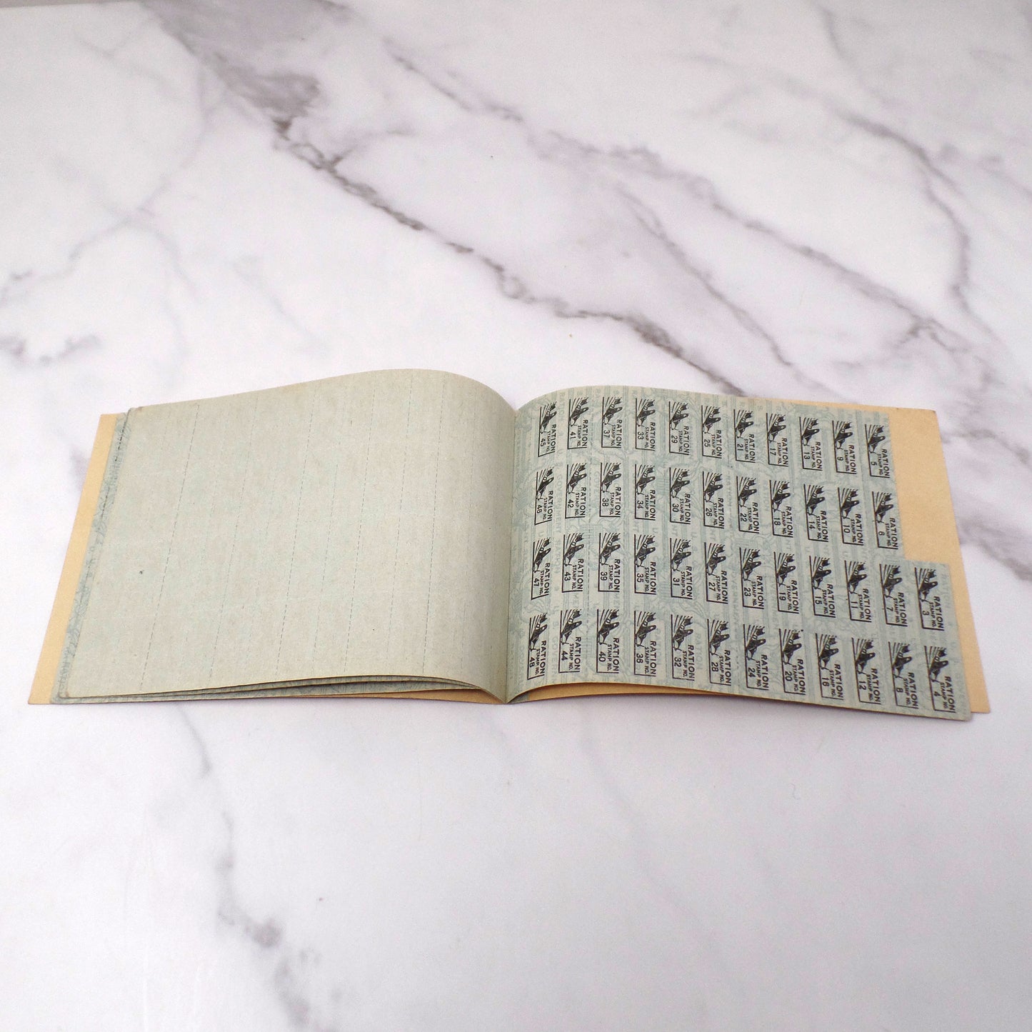 Vintage WWII Ration Books, set of 4 (1940s)