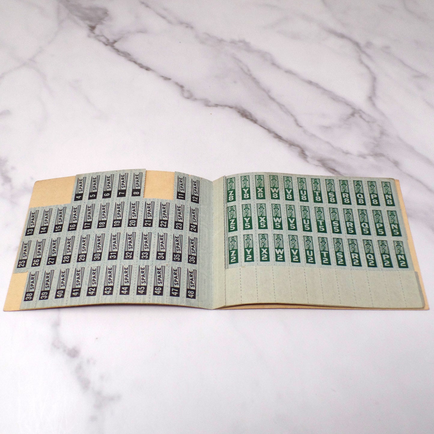 Vintage WWII Ration Books, set of 4 (1940s)