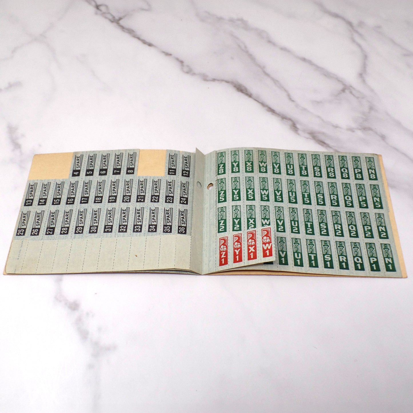 Vintage WWII Ration Books, set of 4 (1940s)