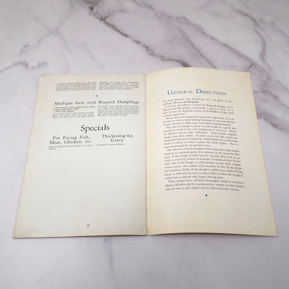 Vintage Betty Crocker’s 101 Delicious Bisquick Creations Booklet (1933)