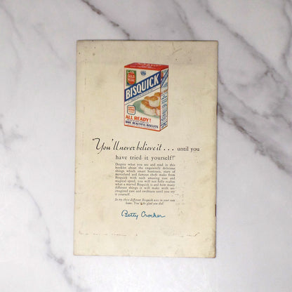 Vintage Betty Crocker’s 101 Delicious Bisquick Creations Booklet (1933)