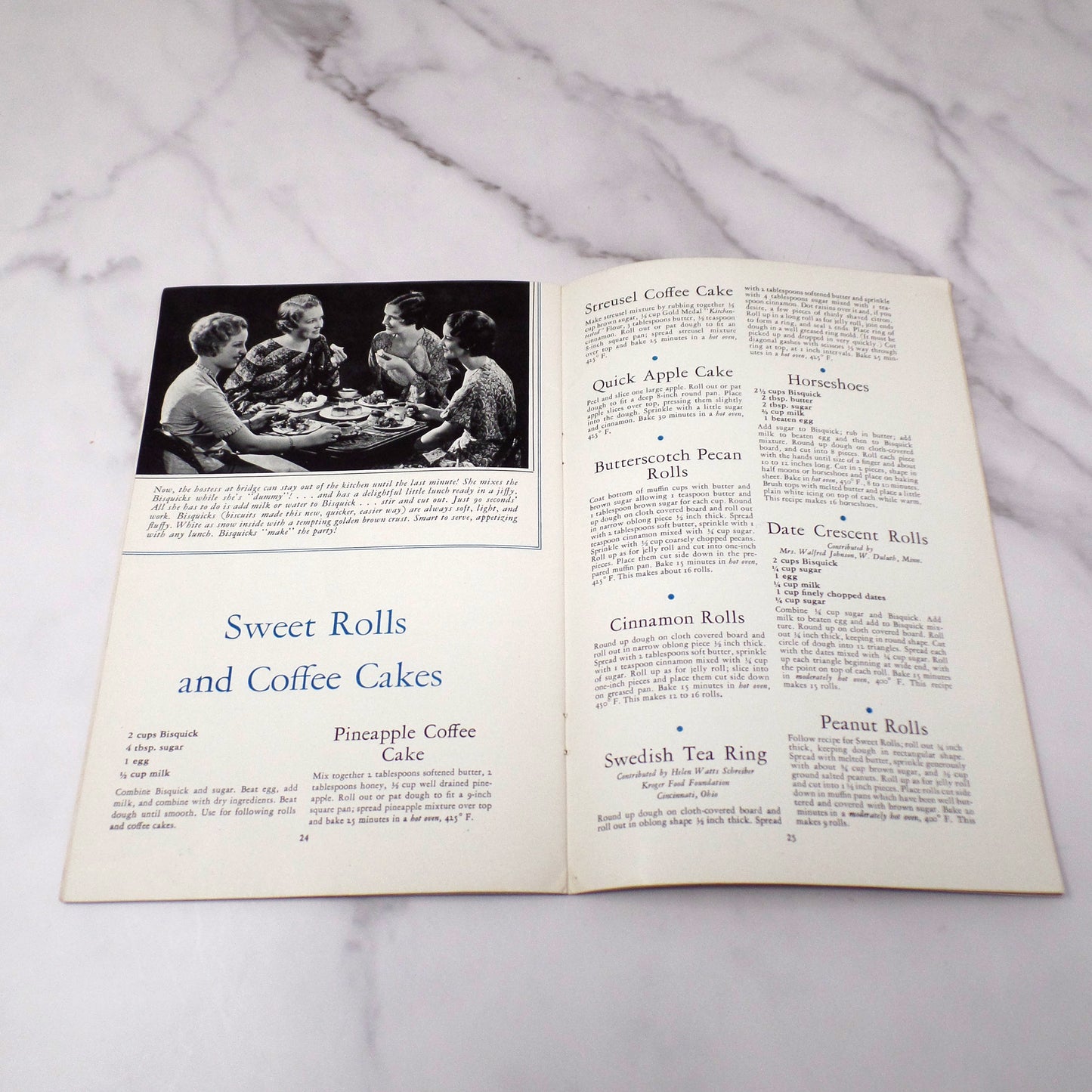 Vintage Betty Crocker’s 101 Delicious Bisquick Creations Booklet (1933)