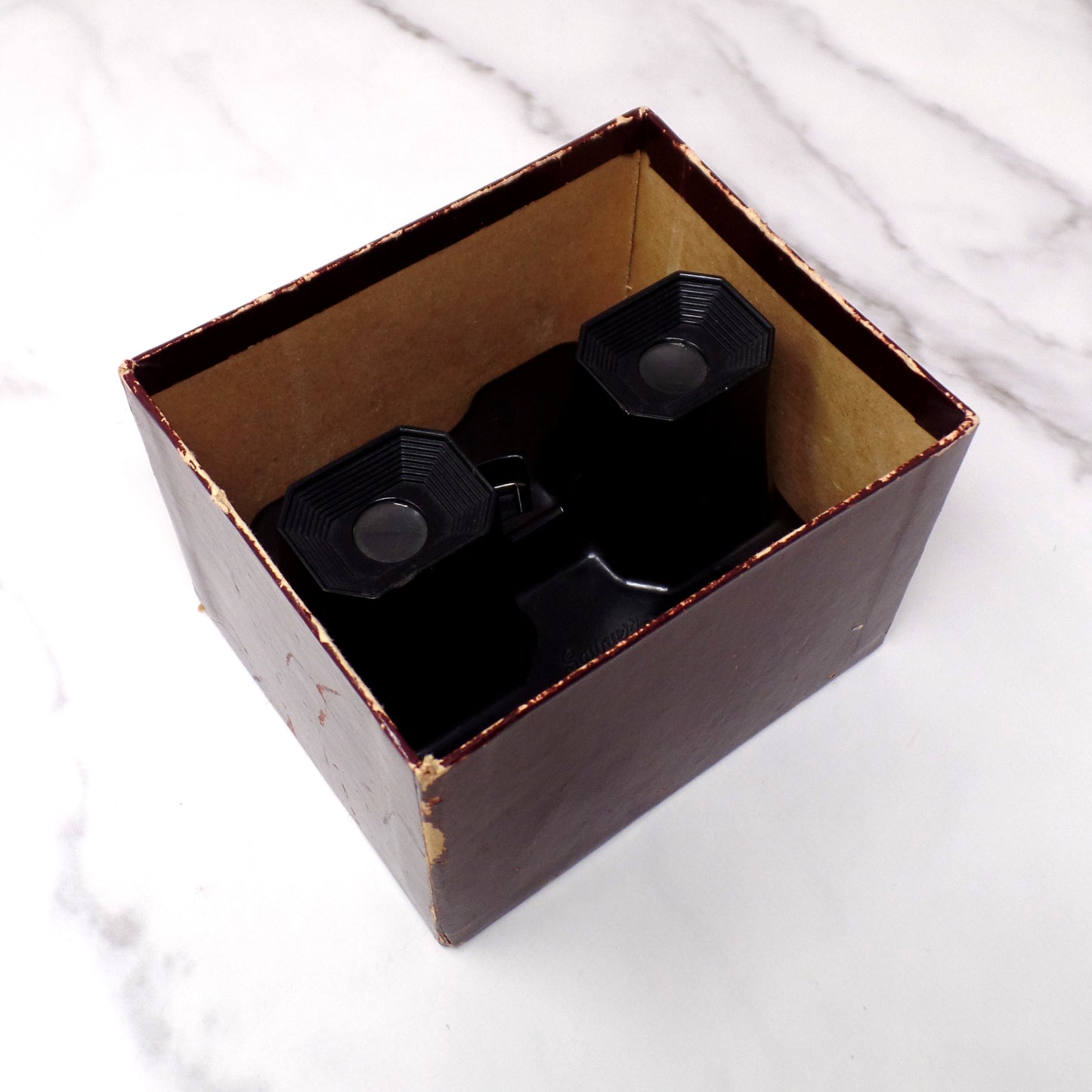 Vintage Sawyer’s View-master, Black Bakelite with 7 Reels & Catalog (1940s)