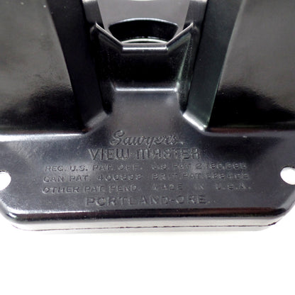 Vintage Sawyer’s View-master, Black Bakelite with 7 Reels & Catalog (1940s)