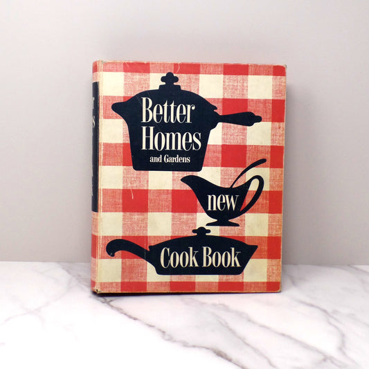 Vintage Better Homes and Gardens New Cook Book, Ring-bound Binder (1953)