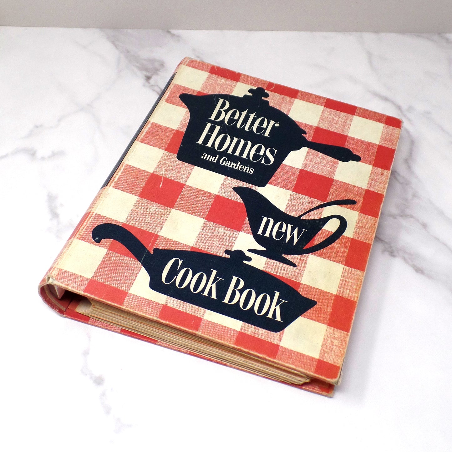 Vintage Better Homes and Gardens New Cook Book, Ring-bound Binder (1953)