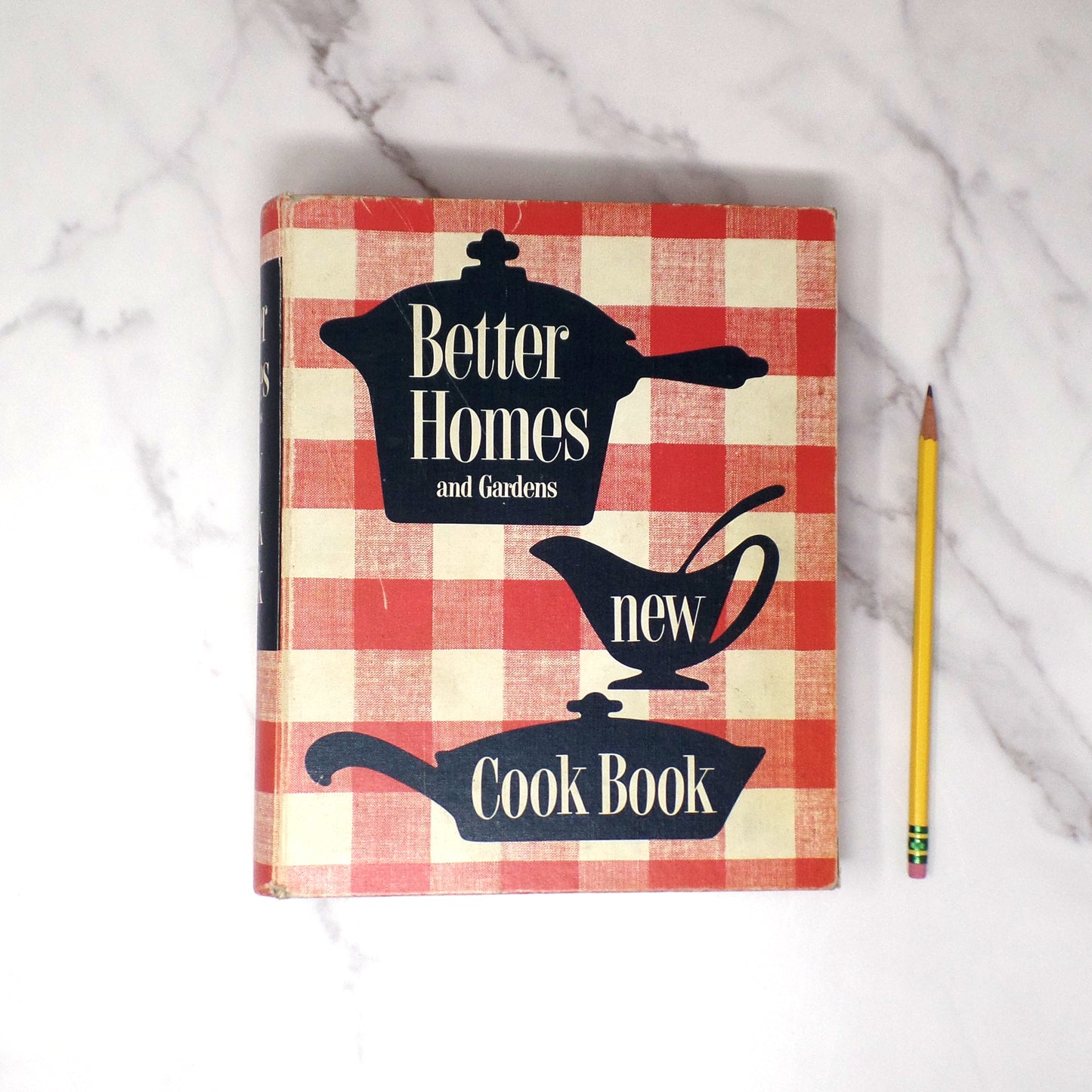 Vintage Better Homes and Gardens New Cook Book, Ring-bound Binder (1953)